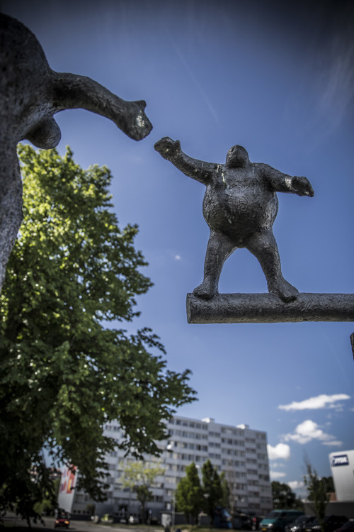 Keld Jørgensen: Porten mellem kultur og natur foran Kulturhuset Kilden