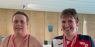 Louise Pedersen og Lene Olsen, Svømmeklubben Vest