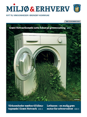 Forside af magasinet Miljø og Erhverv